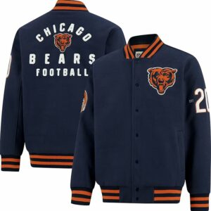 Chicago Bears NFL Baseball Jacket