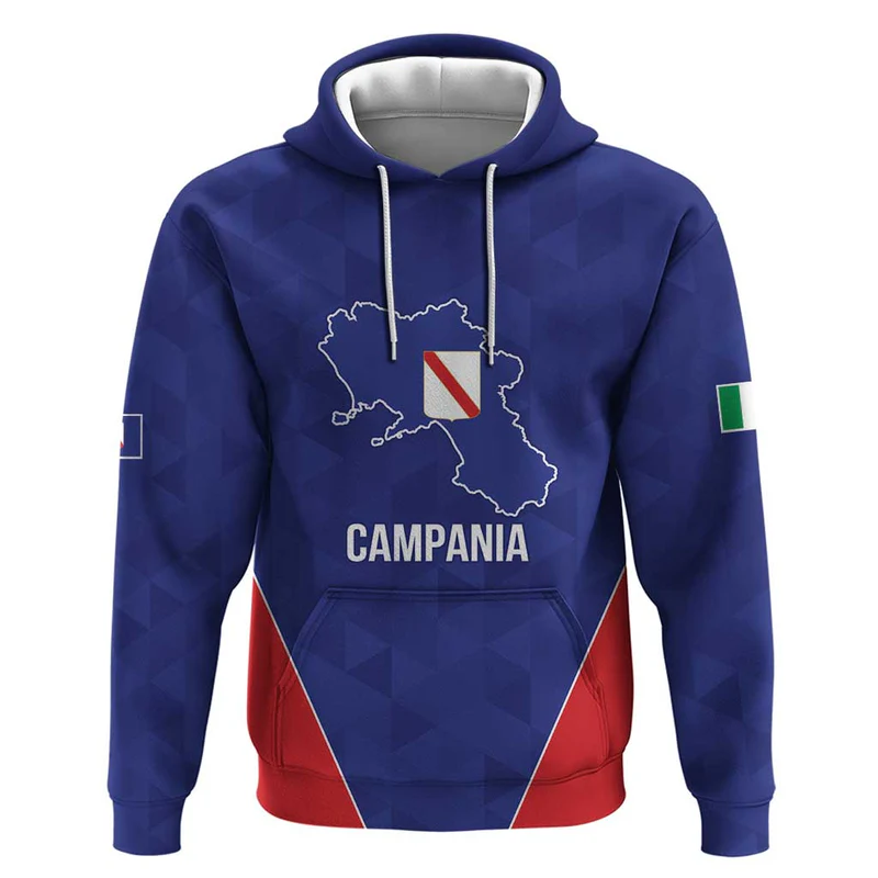 Personalized Italy Campania Hoodie Inspiration Flags Style