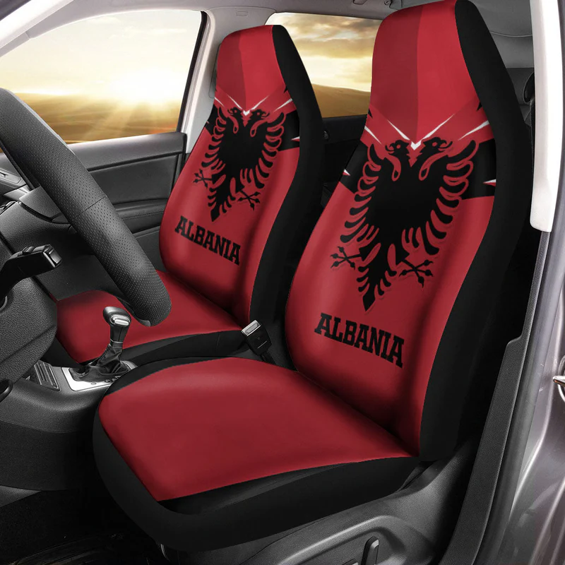 Albania Pride Car Seat Covers