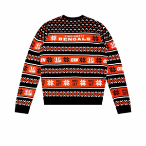 NFL Team BENGALS Ugly Christmas Sweater - Knitted Sweater