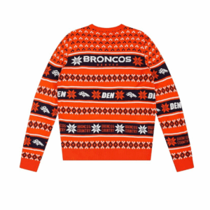 NFL Team BRONCOS Ugly Christmas Sweater - Knitted Sweater
