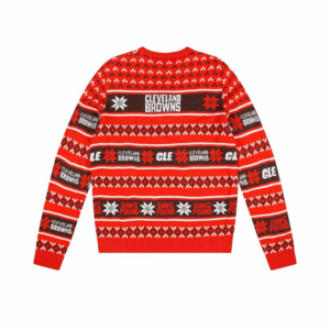 NFL Team BROWNS Ugly Christmas Sweater - Knitted Sweater