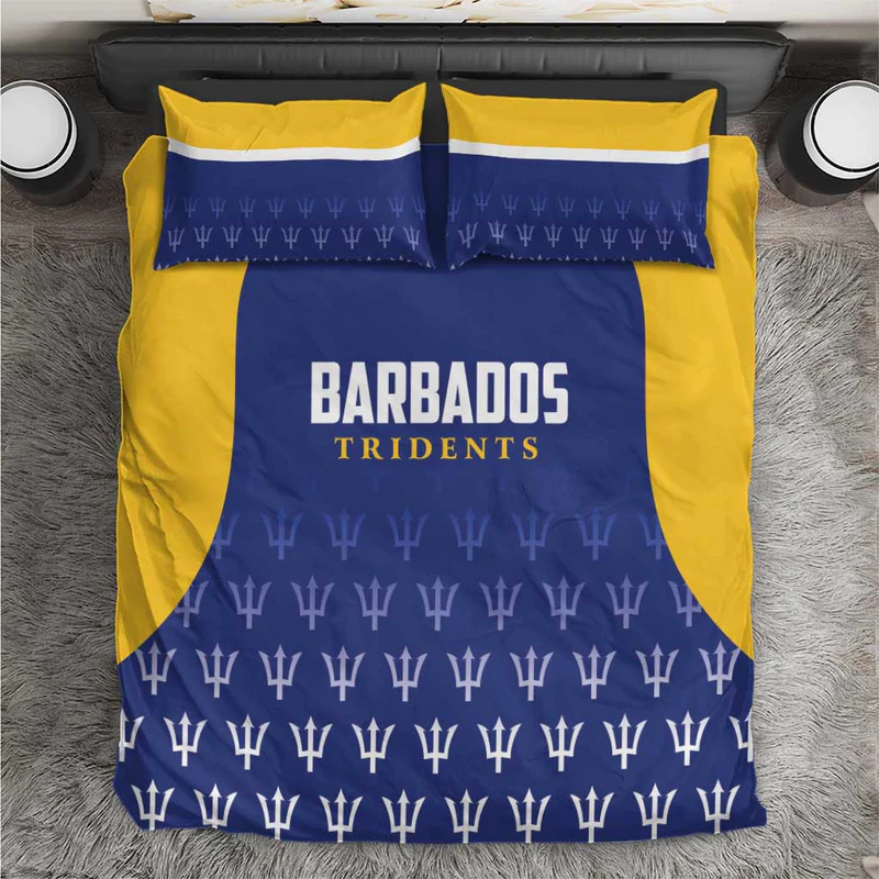 Barbados Tridents Cricket Bedding Set Go Champions