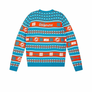 NFL Team DOLPHINS Ugly Christmas Sweater - Knitted Sweater