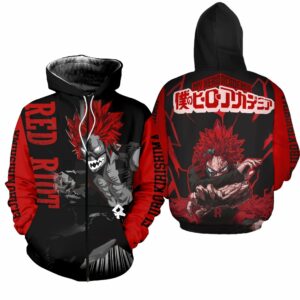 Eijirou Kirishima MHA Anime Hoodie