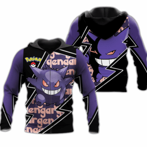 Gengar Pokemon Anime Hoodie