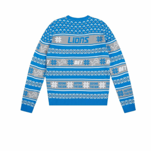 NFL Team LIONS Ugly Christmas Sweater - Knitted Sweater