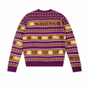 NFL Team RAVENS Ugly Christmas Sweater - Knitted Sweater
