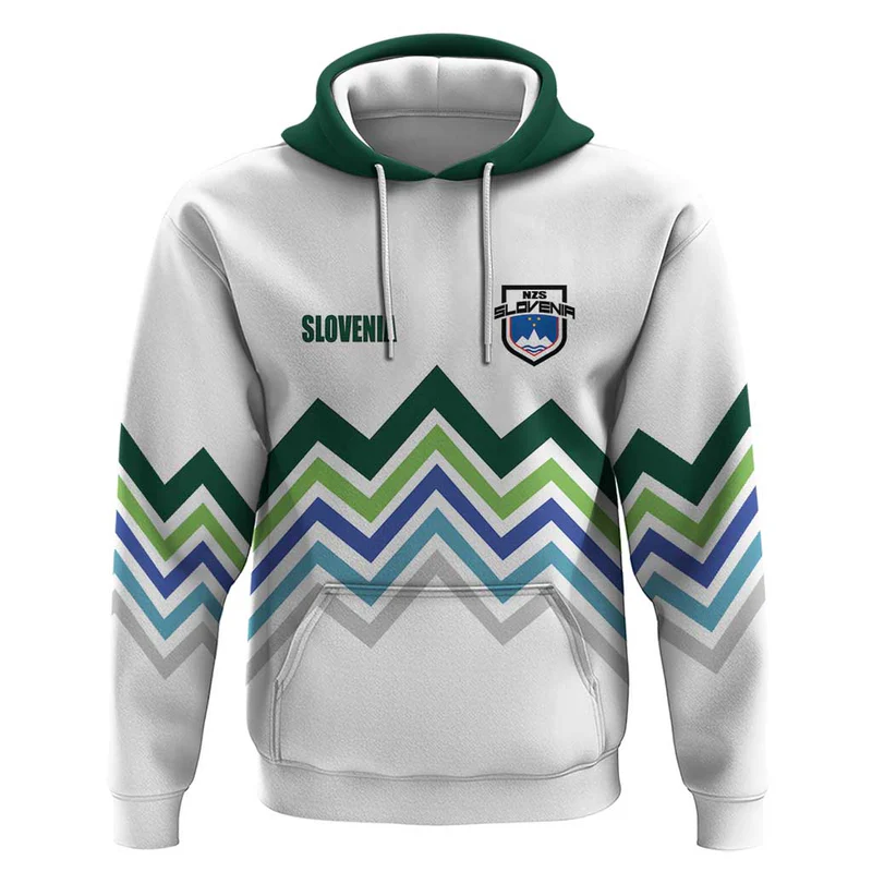 Slovenia Football Hoodie Sporty Style