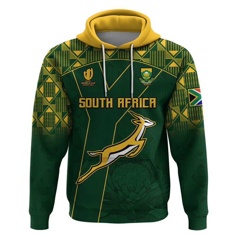Custom Springboks Rugby Hoodie South Africa Go Champions World Cup