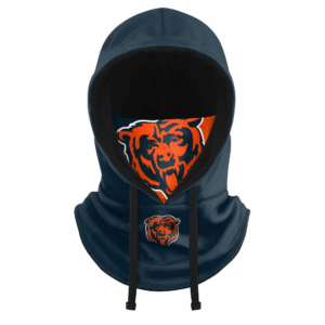 NFL Team Chicago Bears Logo Drawstring Winter Cap Hooded Gaiter Balaclava Face Cover