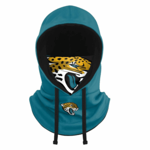 NFL Team JAGUARS Logo Drawstring Winter Cap Hooded Gaiter Balaclava Face Cover