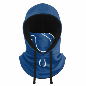 NFL Team COLTS Logo Drawstring Winter Cap Hooded Gaiter Balaclava Face Cover