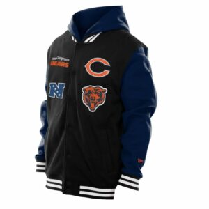 Chicago Bears NFL Hooded Baseball Jacket