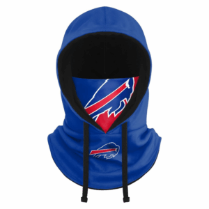 NFL Team BILLS Logo Drawstring Winter Cap Hooded Gaiter Balaclava Face Cover