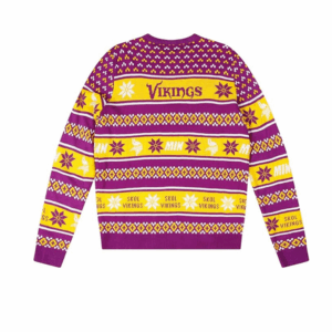 NFL Team VIKINGS Ugly Christmas Sweater - Knitted Sweater
