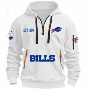 New Edition - NFL - BILLS -  Half Zipper Hoodie