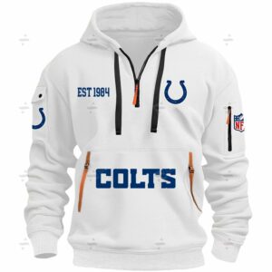 New Edition - NFL -  Colts - Half Zipper Hoodie