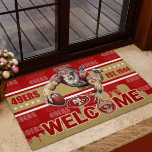 San Francisco 49ers NFL CP, Custom Doormat, Home Decoration, Gift for Boy Friend