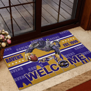 Baltimore Ravens NFL CP, Custom Doormat, Home Decoration, Gift for Boy Friend