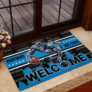 Carolina Panthers NFL CP, Custom Doormat, Home Decoration, Gift for Boy Friend