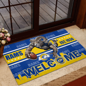 Los Angeles Rams NFL CP, Custom Doormat, Home Decoration, Gift for Boy Friend
