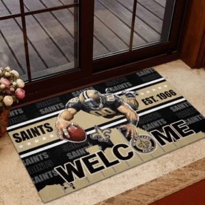 New Orleans Saints NFL CP, Custom Doormat, Home Decoration, Gift for Boy Friend