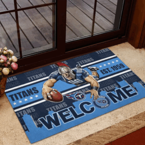 Tennessee Titans NFL CP, Custom Doormat, Home Decoration, Gift for Boy Friend