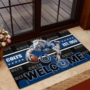 Indianapolis Colts NFL CP, Custom Doormat, Home Decoration, Gift for Boy Friend