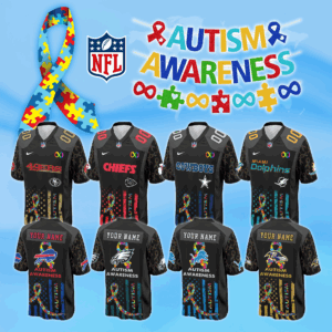 NFL x Autism Awareness Football Jersey Editions