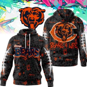 Chicago Bears NFL Premium Pullover Hoodie