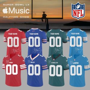 NFL x Bad Bunny Super Bowl Jersey All Team Limited Edition (Custom Name & Number)