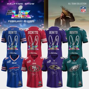 NFL x Bad Bunny 2026 Super Bowl LX Jersey – All Teams Edition (Custom Name & Number)