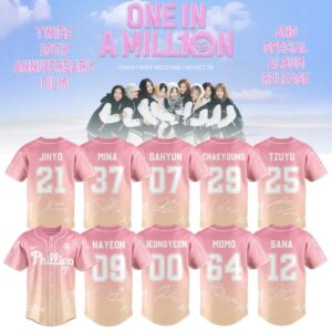 Philadelphia Phillies X TWICE: 10TH Anniversary New Film & Special Album Release – Limited Merch 2025