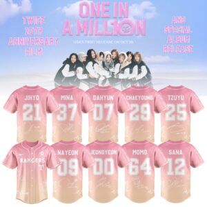 Texas Rangers X TWICE: 10TH Anniversary New Film & Special Album Release – Limited Merch 2025