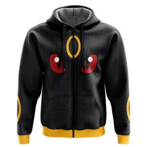 Umbreon Pokemon Anime Zip Hoodie