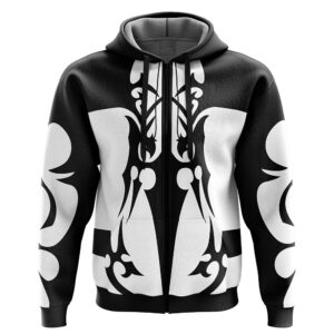 Xemnas Kingdom Hearts Anime Zip Hoodie