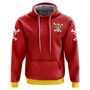 Straw Hat One Piece Anime Hoodie