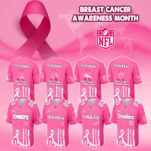 NFL Breast Cancer Awareness Football Jersey Editions Limited 2025