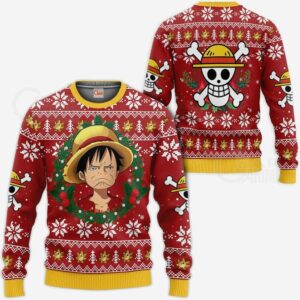 luffy christmas sweater