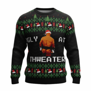 Mike Tyson Ugly Christmas Sweater - Knitted Sweater