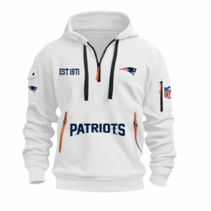 New Edition - NFL - Patriots -  Half Zipper Hoodie