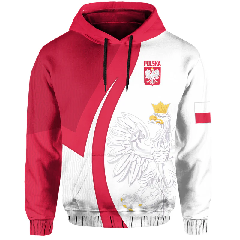 Poland Football Hoodie Come On Biao Czerwoni Soccer Polski Champions