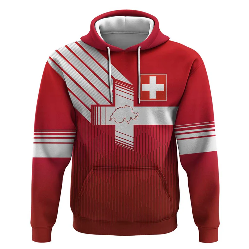 Switzerland Football Jersey for The Champions Hoodie