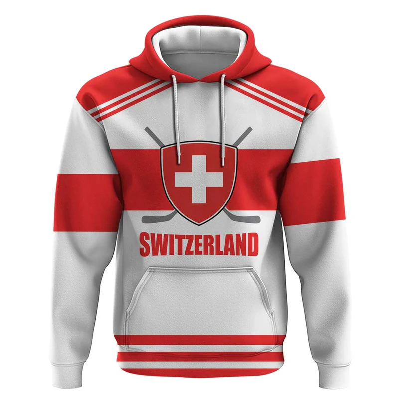 Switzerland Ice Hockey Hoodie Come on La Nati