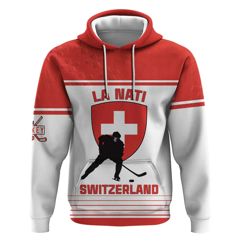 Switzerland Hockey Hoodie Come On La Nati