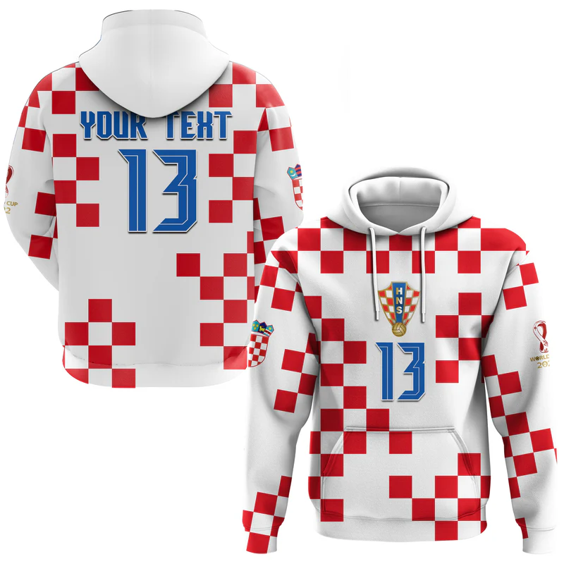Croatia Football Hoodie Champions Hrvatska
