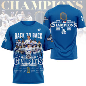 2025 Champion LA Dodgers MLB Premium T-Shirt