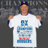 2025 Champion LA Dodgers MLB Premium T-Shirt - White
