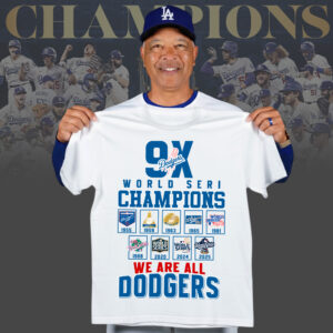 2025 Champion LA Dodgers MLB Premium T-Shirt - White
